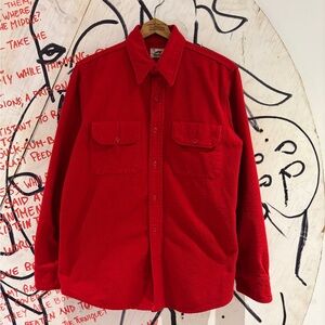 Vintage 70s Duxbak Chamois Button Down Hunting Shirt
